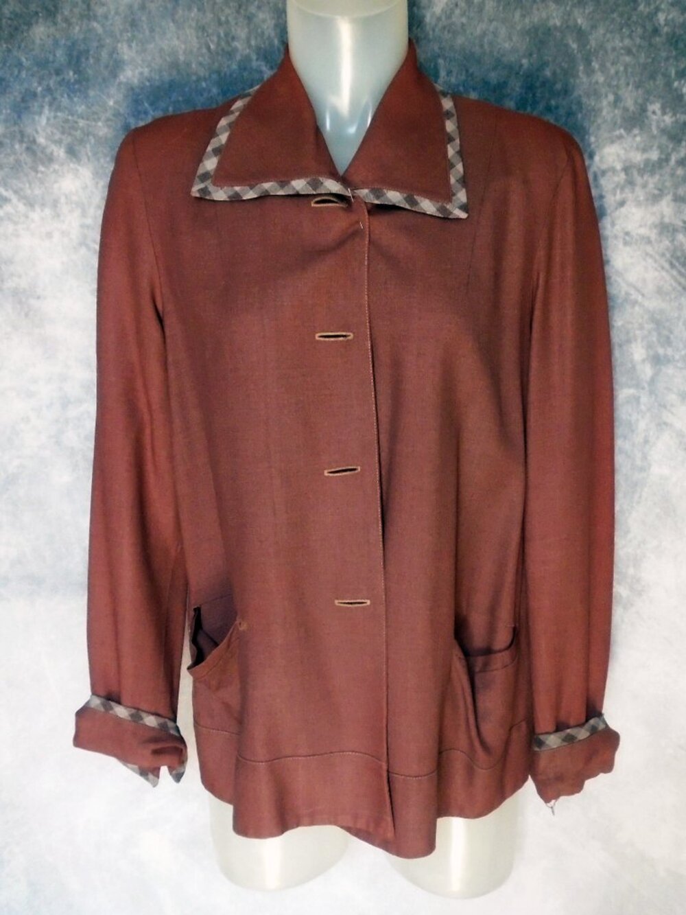 Vintage 40s Maternity Jacket - Needs Restoration - Picture 10 of 11